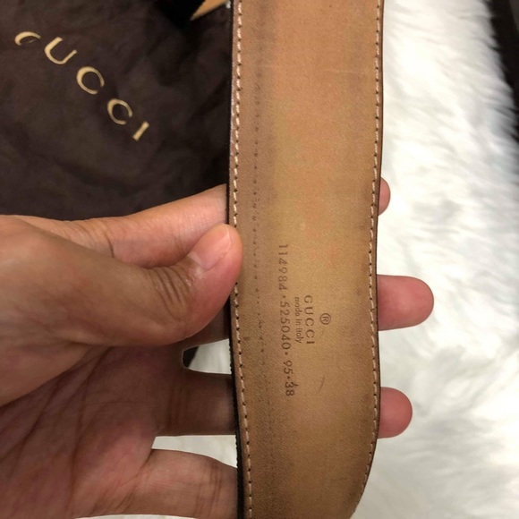 GUCCI CLASSIC GREEN/RED/WHITE BELT VGUC - Picture 5 of 8